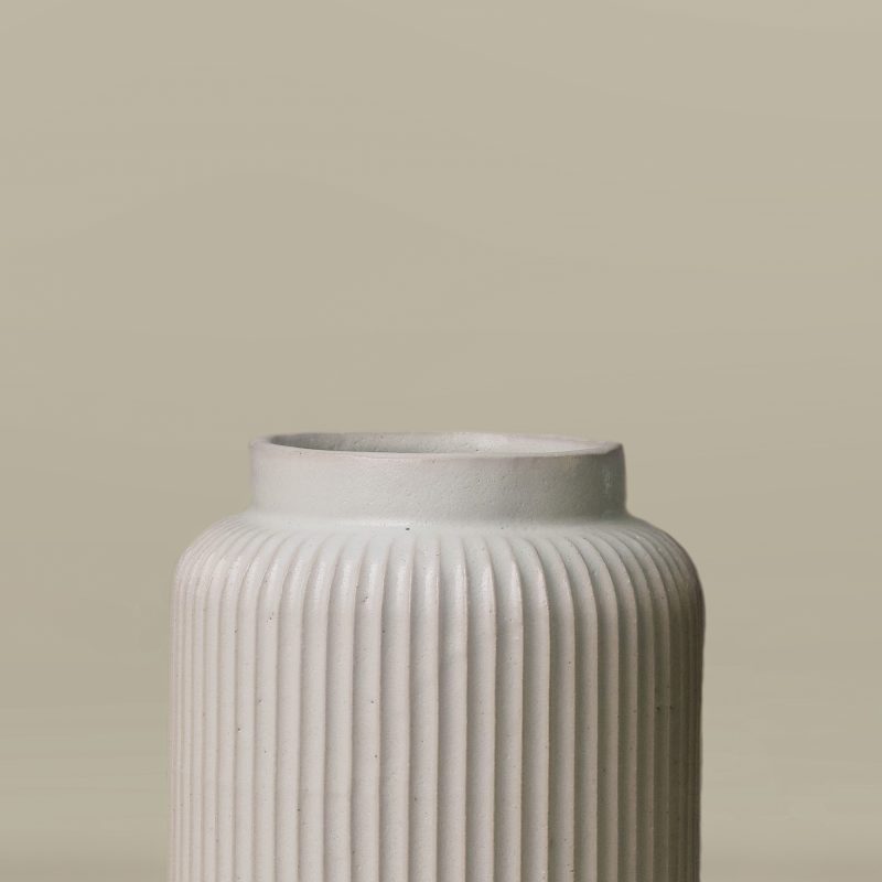 The Medium Lutyens Vase In Stone - Image 3