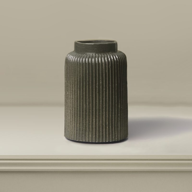 The Large Lutyens Vase In Slate - Image 2